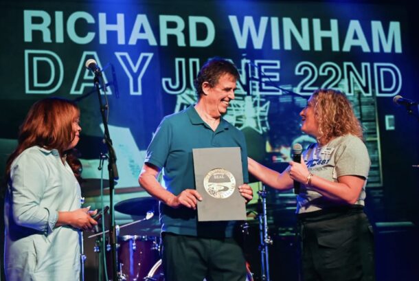 Richard Winham was issued a special proclamation at his retirement benefit concert, declaring June 22 as “Richard Winham Day.” 